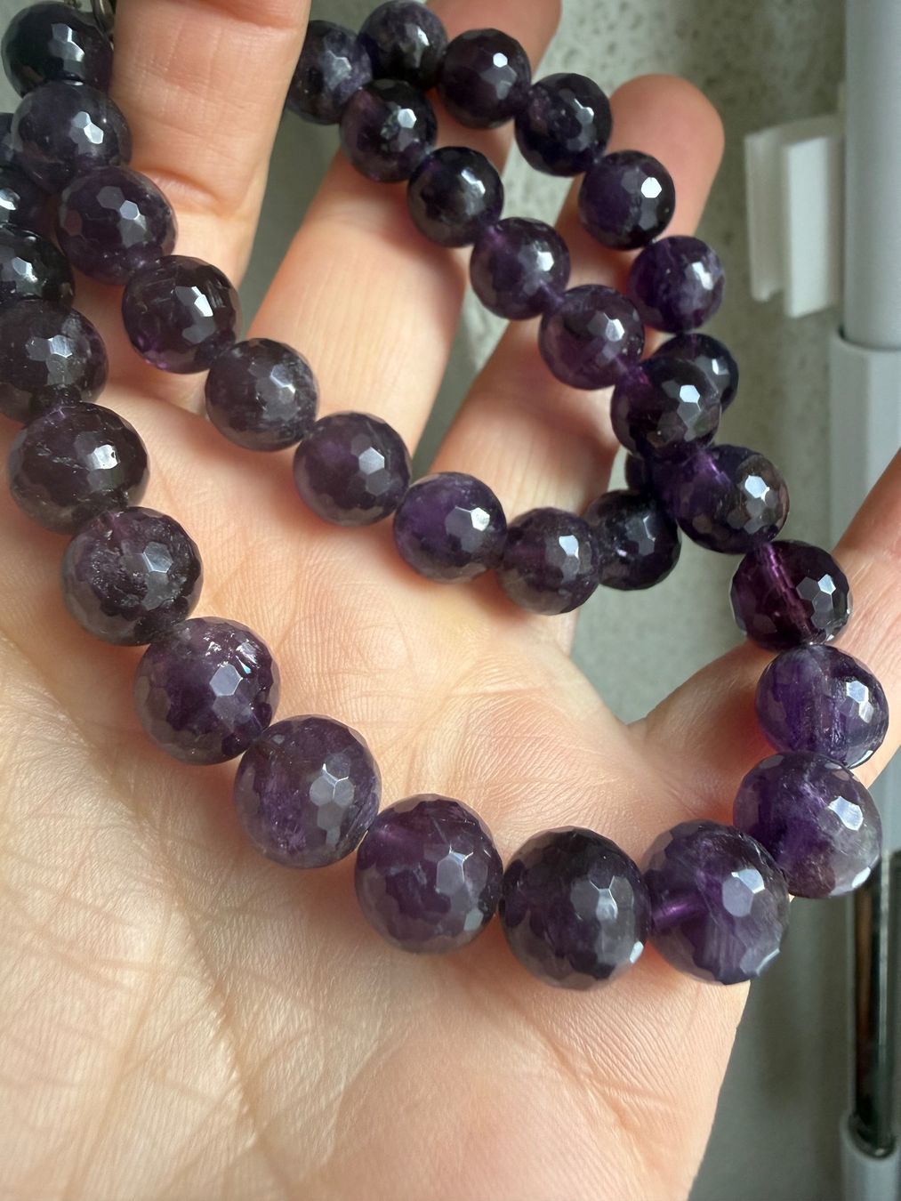 Catenine: Amethyst Kette mit Silber Verschluss 925 – Usato da Spiegel b. Bern venduto da Rogger72 4
