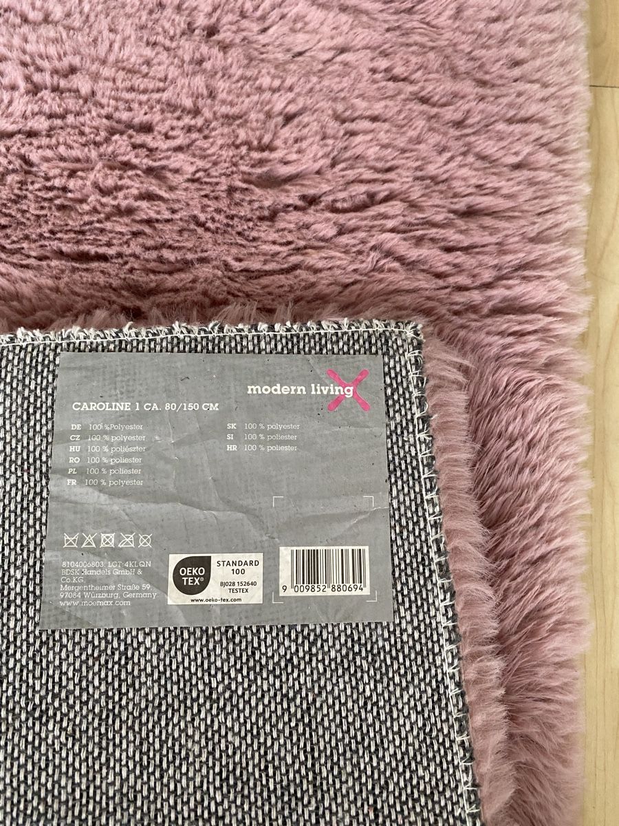 Teppiche: Kunstfell Teppich "Caroline" Altrosa, 80x150cm NEU – Neu (gemäss Beschreibung) aus Horw von ast_b5c6 1