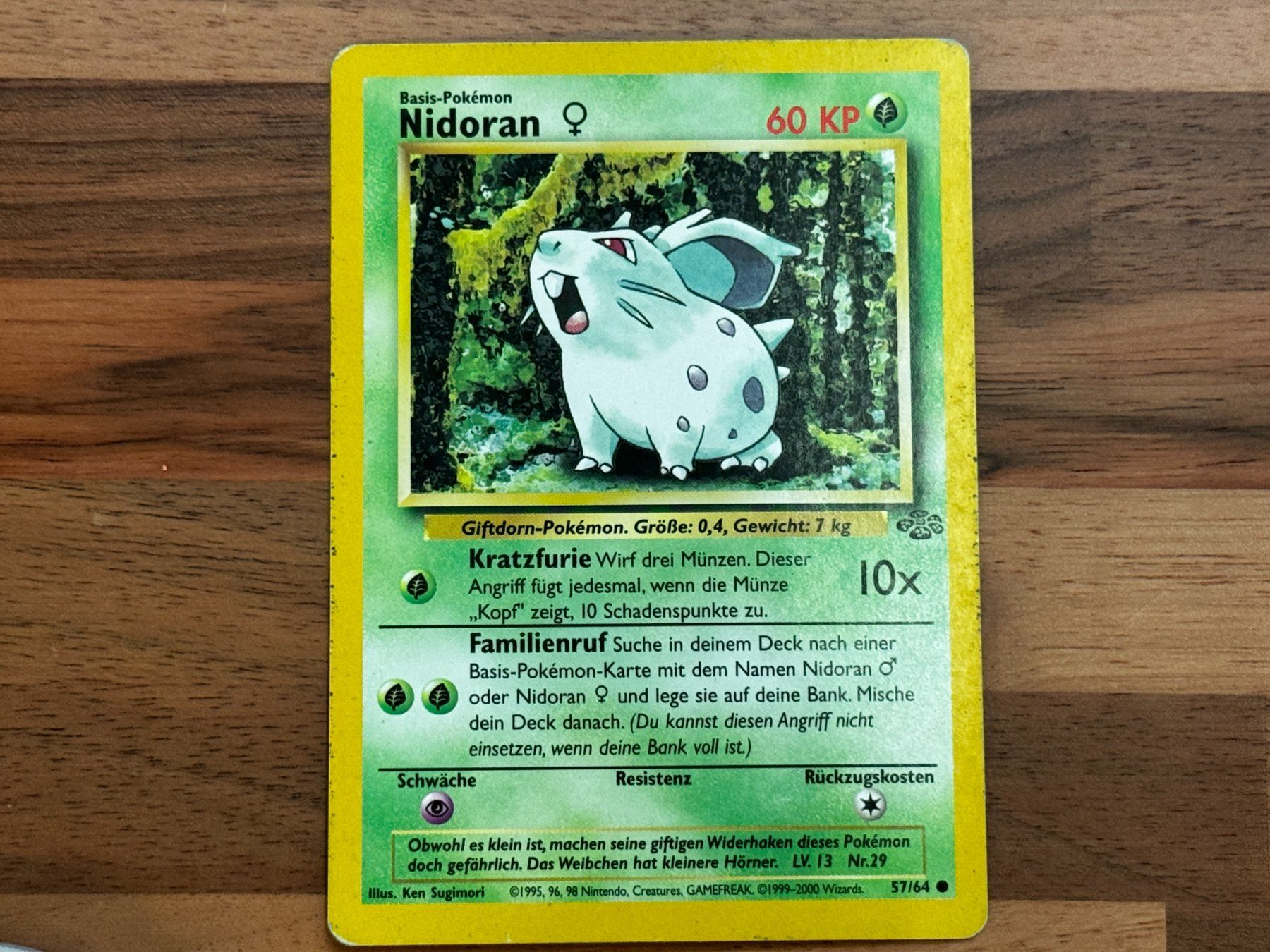 Pokémon Carte collezionabili: Pokemon Trading Karte Nidoran – Usato da Glattfelden venduto da Dani_Tanner