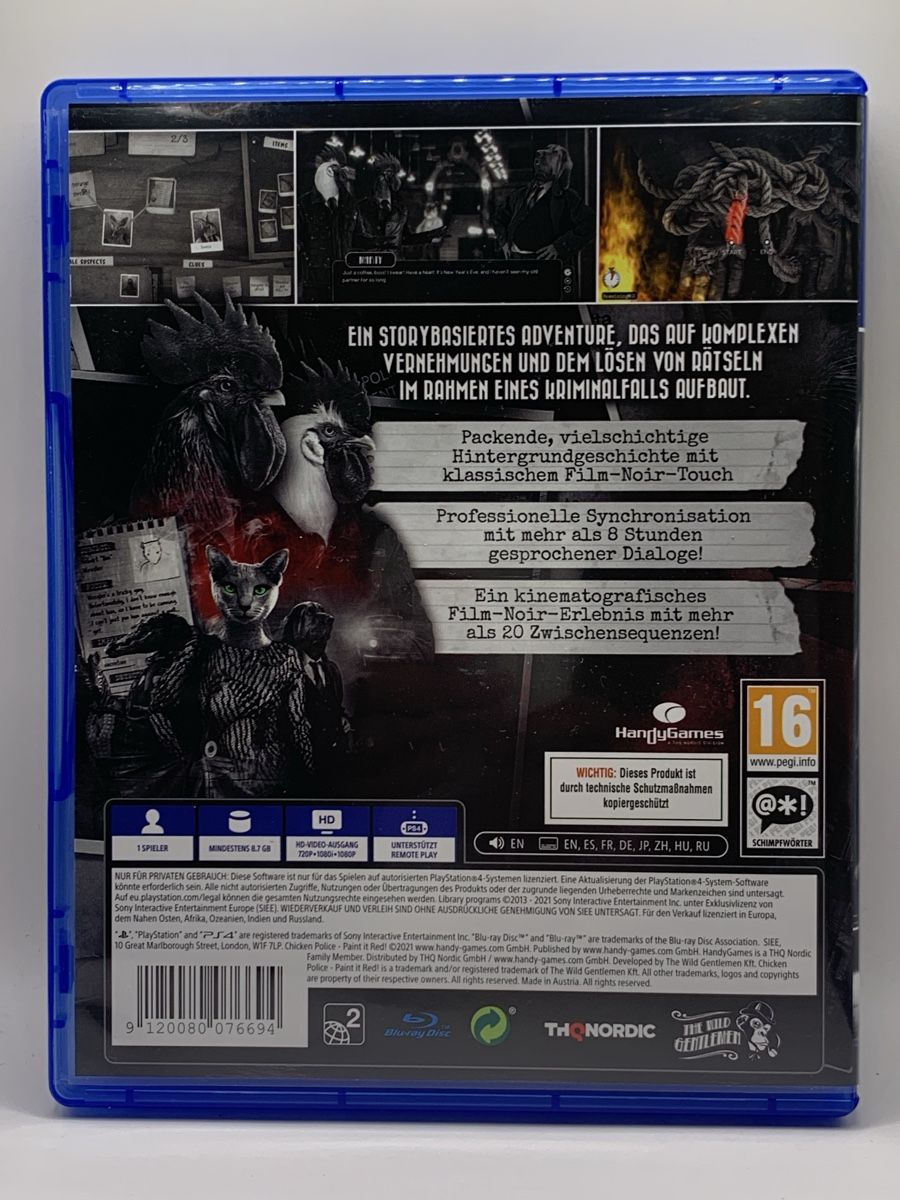 Sony Giochi: PS4 - Chicken Police: Point it Red – Usato da Ostermundigen venduto da RG-Collector 1