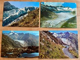 4 Gletscherkaraten: Grimselpasshöhe mit Rhonegletscher