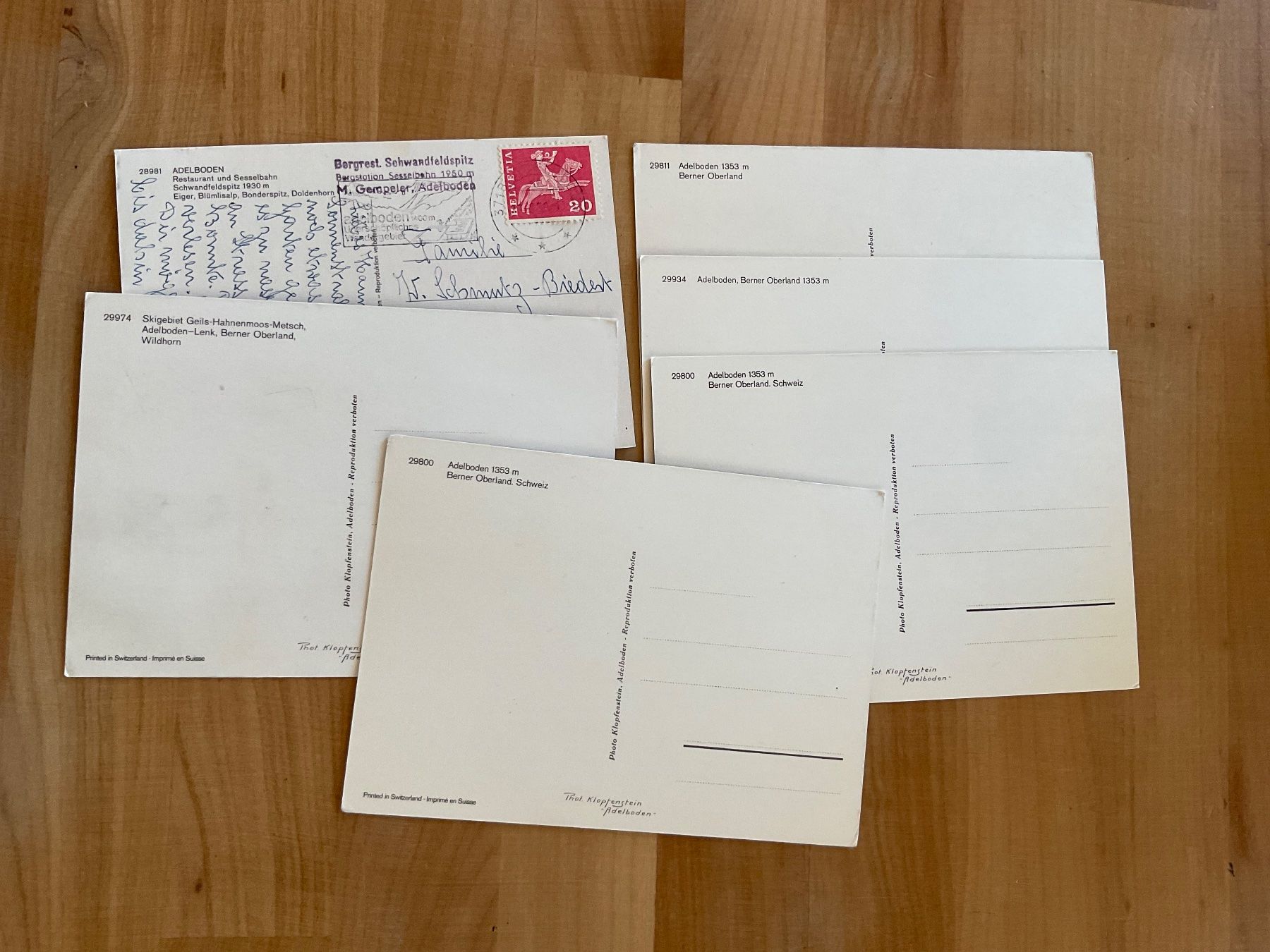 Cartoline postali: AK von Adelboden – Usato da Rümlang venduto da Kartenpost1 1