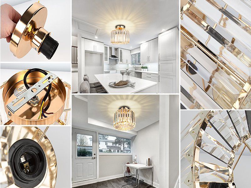 Lampadari & plafoniere: Moderne Kristall Deckenleuchte, Kronleuchter Ø22cm, E27 – Nuovo e nell'imballaggio originale da Zürich venduto da MueDes 4