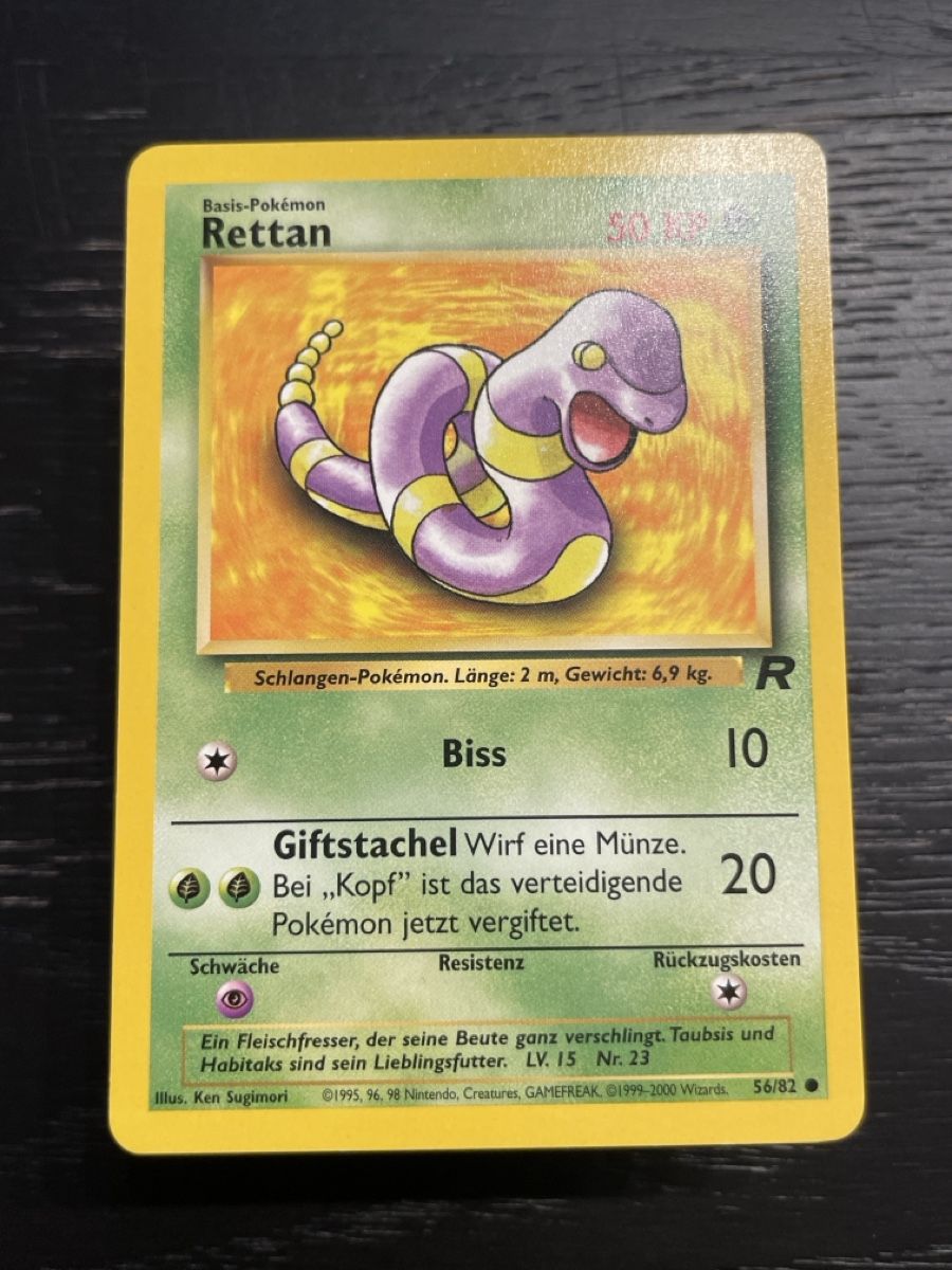 Pokémon Sammelbilder & Trading cards: Pokemon Rettan 56/82 rocket vintage – Gebraucht aus Hugelshofen von Suimosa