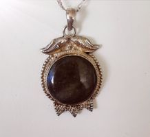 Silber Anhänger mit Labradorit