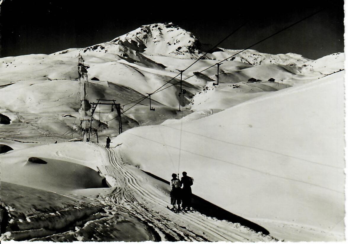 Cartoline postali: Arosa - Carmenna Skilift  1947 – Usato da Hochdorf venduto da Ziegel-16