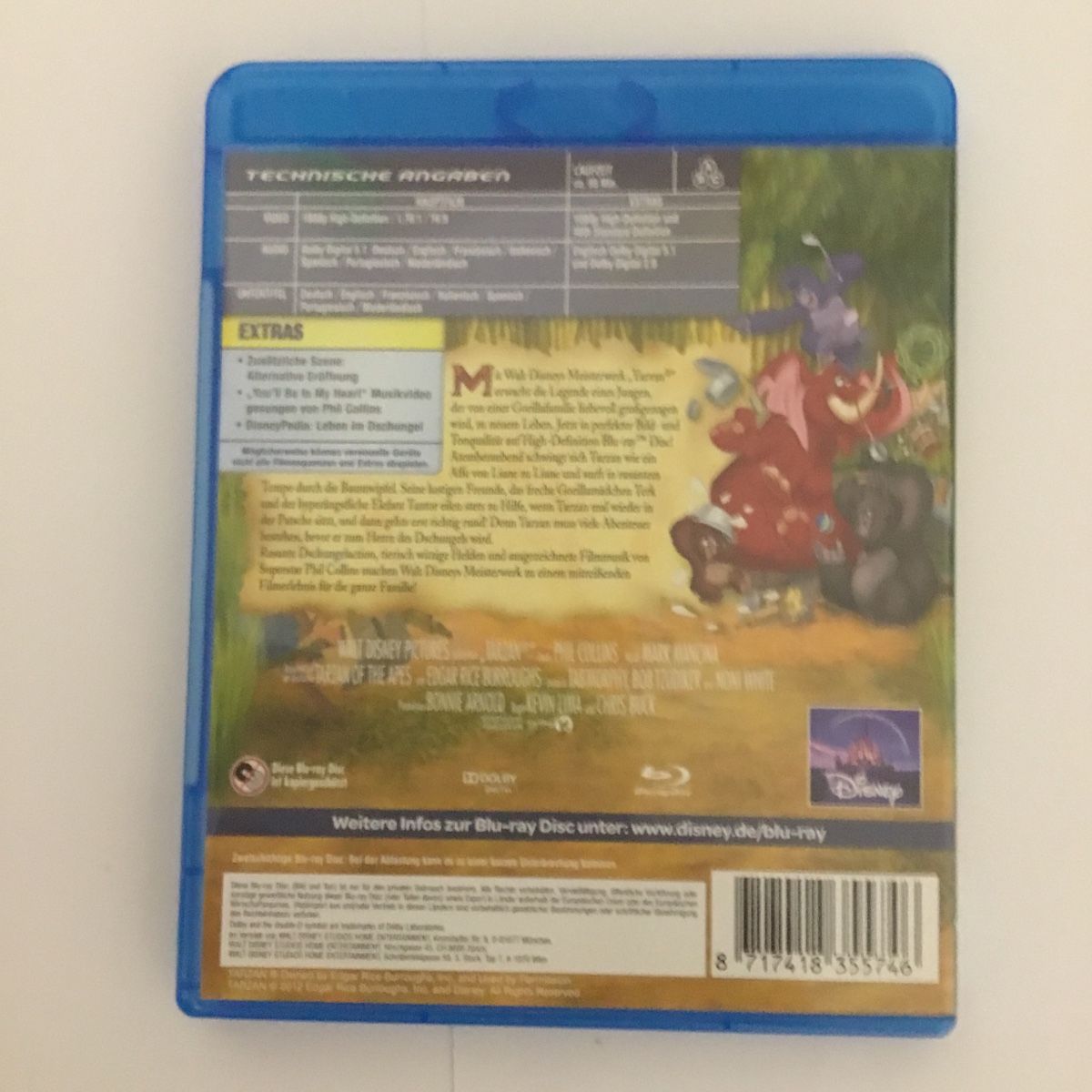 Alle DVDs: Tarzan Blu Ray – Neu (gemäss Beschreibung) aus Blauen von sternchen66 1
