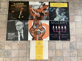 W. A. Mozart, diverse Symphonien, 7 Schallplatten