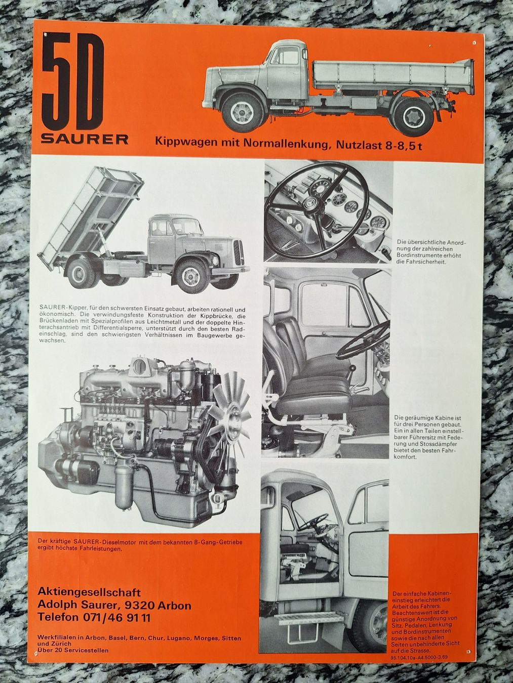 Saurer Documenti: Prospekt Saurer 5D – Usato da Lohn-Ammannsegg venduto da Beo71 2