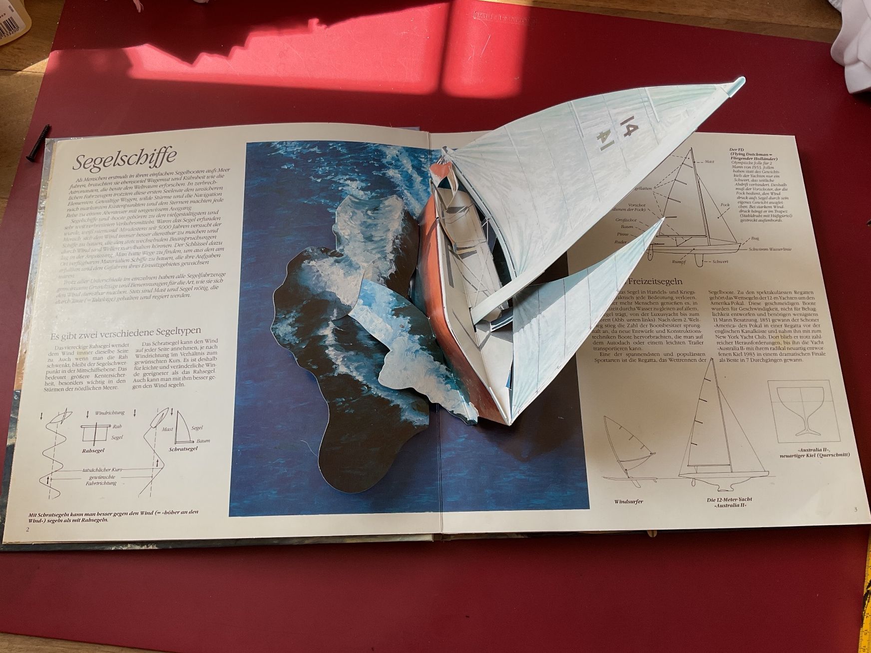 Libri: Buch mit Bildern zum Aufklappen, "Segelschiffe" – Usato da Tecknau venduto da Gluschtikum 2