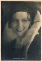 Charlotte Susa 1898-1976 Autogramm Vintage Foto 10x15cm