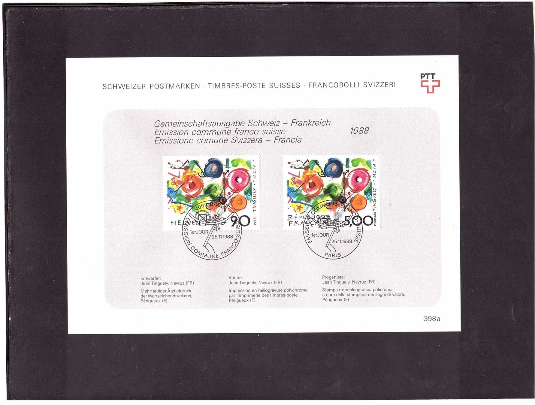 Alle Briefmarken: Sammelblatt 398a aus ABO – Neu (gemäss Beschreibung) aus Rheinau von loxis