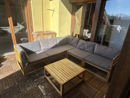 Gartenlounge Akazie 6-teilig