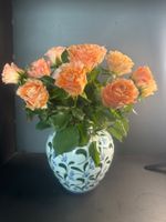 Cardinal Fine Porcelain Vase, Blumendekor, Top Zustand!