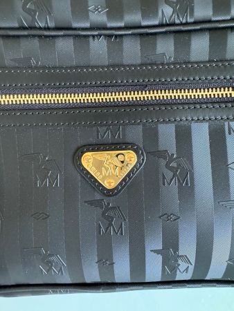 Necessaire Maison Mollerus, Schwarz/Gold