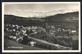 Rehetobel, Totalansicht gegen die Berge