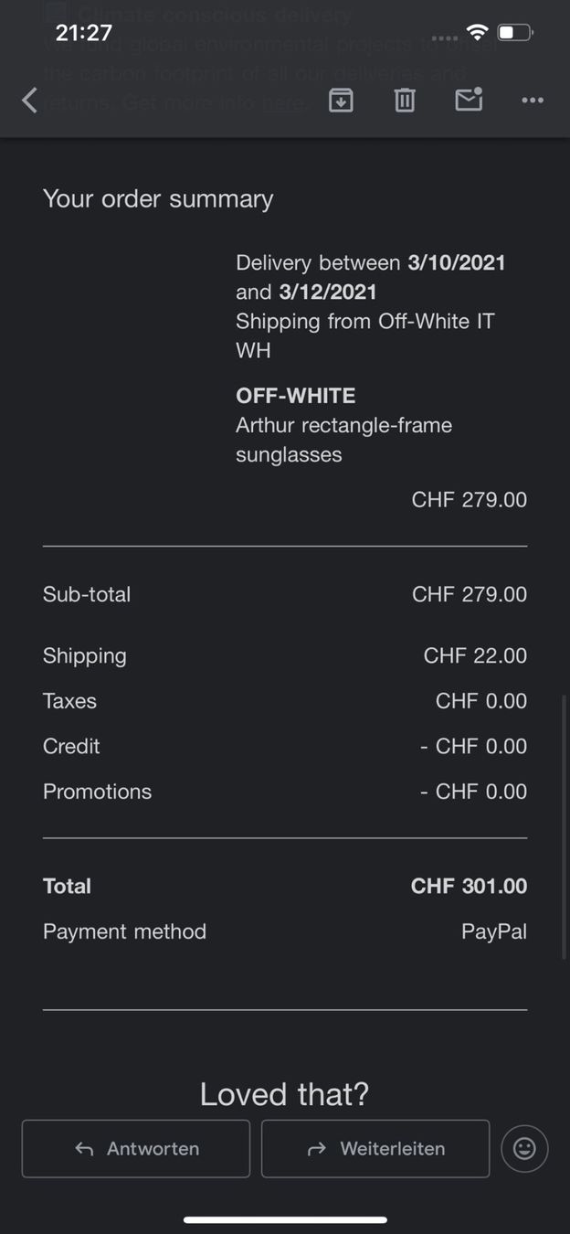 Off-White Occhiali & Lenti: Sonnenbrille Off-White – Usato da Langnau am Albis venduto da lop_q92b 5