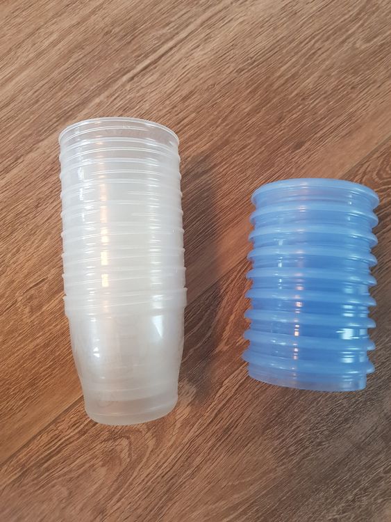 RIDDER Bailey Aufbewahrungsbecher Weiß - Stylischer Badorganizer Mit Bambusboden