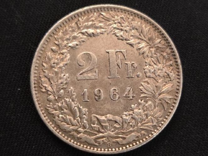 Tutti le monete: 2 chf 1964 – Usato da Genève venduto da bbastos 1