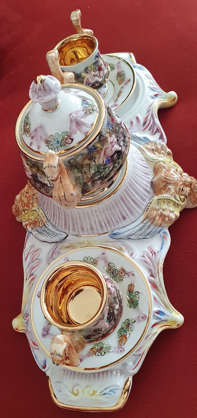 Set di piatti: Capodimonte Service, Tasse, Zuckerdose, Teller – Usato da Kreuzlingen venduto da Rschweiz1 6