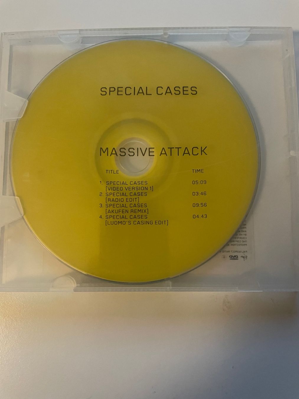 CDs: Massive Attack - Special Cases – D'occasion à bern par Mrmaynard