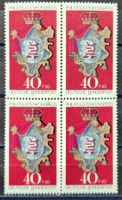 Deutschland-Mi 764 ** Viererblock (43)