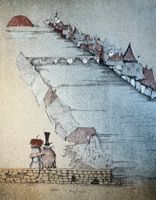 CZINNER Ossi (1925-2014) - Liebespärchen - Lithographie