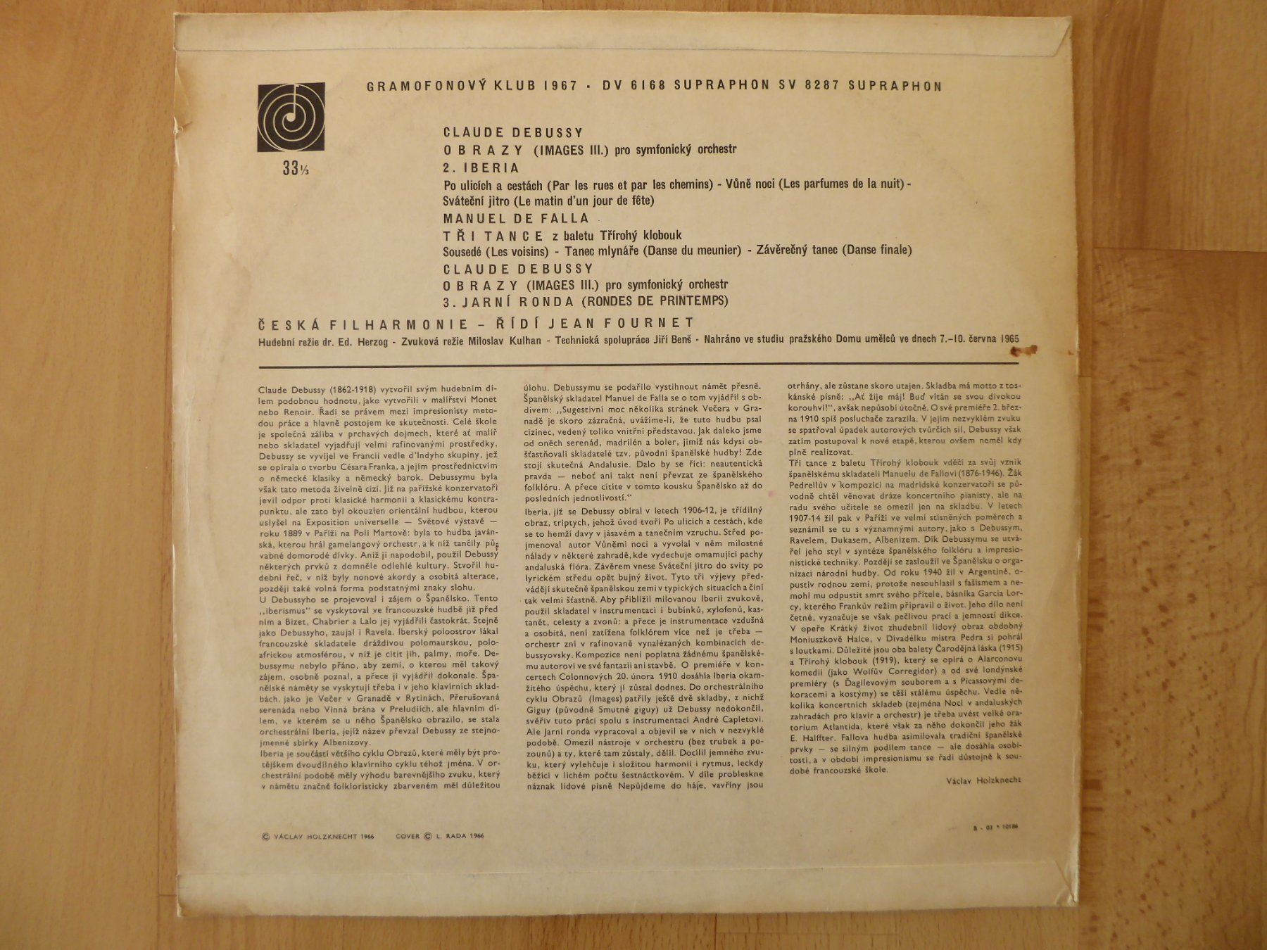 Dischi in vinile: Claude Debussy - Manuel de Falla – Usato da Aeugst am Albis venduto da Drayprescot 1