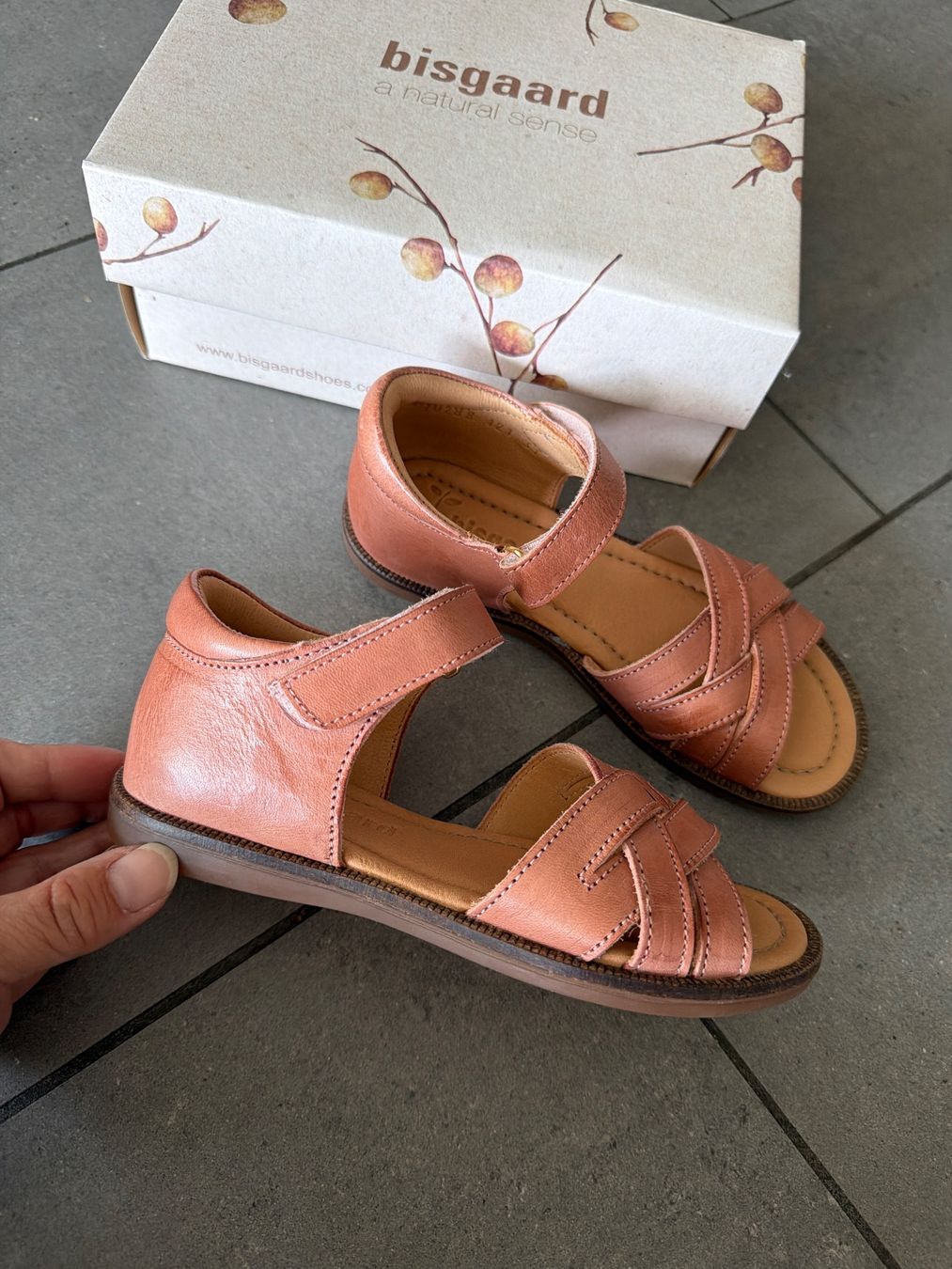 Bisgaard Scarpe per ragazze: Neue Bisgaard Leder-Sandalen – Nuovo e nell'imballaggio originale da Steffisburg venduto da elle013 1