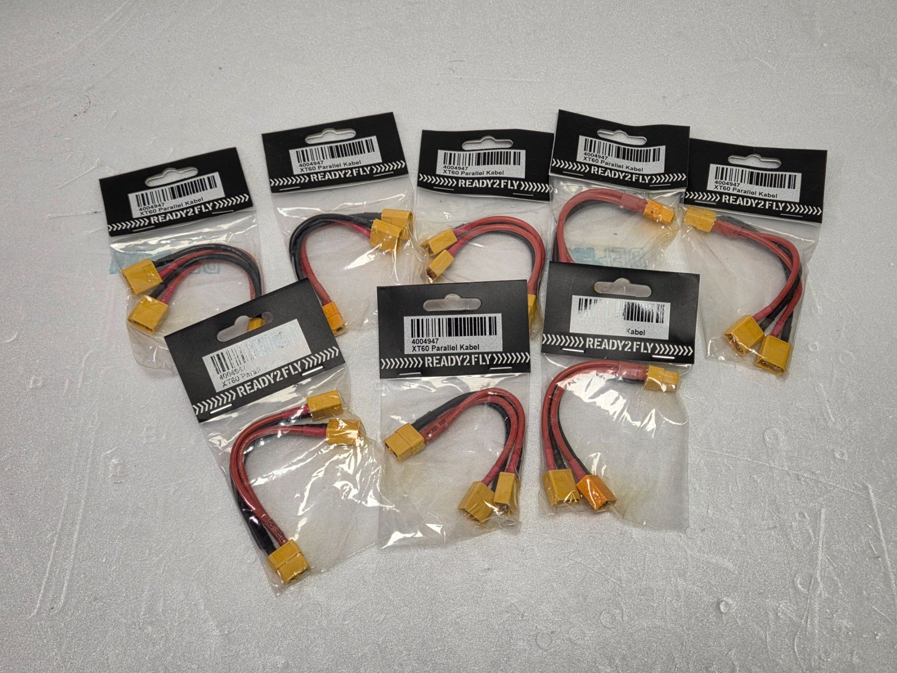 Modellismo RC: 8Stk Parallelkabel mit XT60 Stecker – Nuovo e nell'imballaggio originale da Hittnau venduto da Sika86