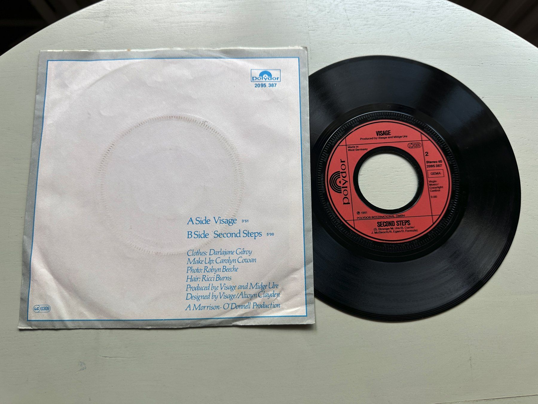 Dischi in vinile: VISAGE tolle Single Kult 80's Synth New Wave Visage – Usato da Basel venduto da Partridge 1