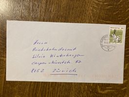Schweiz 1997 Bedarfsbrief 70 Rp. Hase Glattzentrum 15.12.97