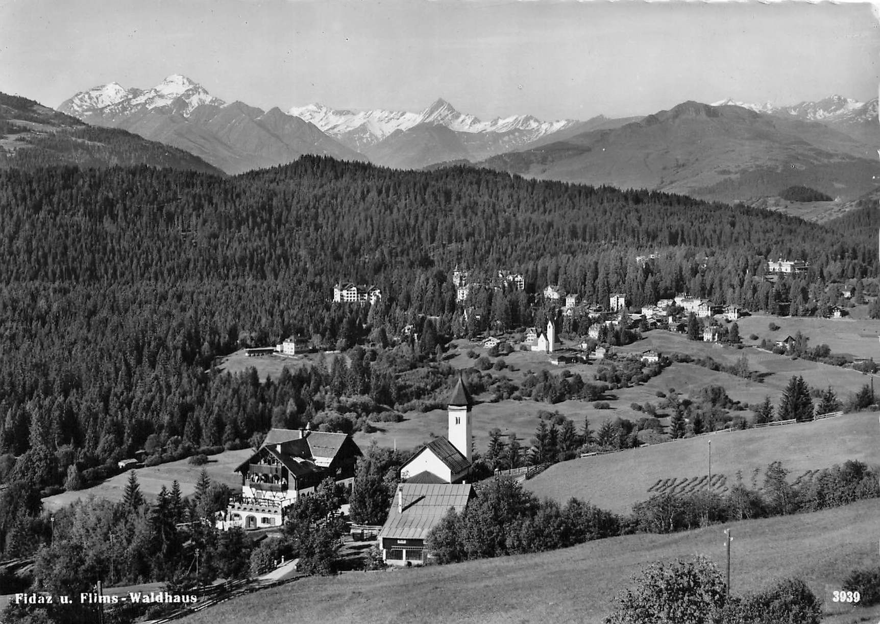 Cartoline postali: Fidaz Flims waldhaus G – Usato da Biasca venduto da Blenio71