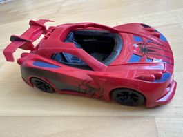 Spiderman Auto Spielzeug, Rot, gebraucht 