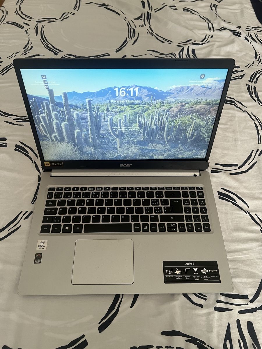 Acer Notebooks: Laptop Acer Aspire 5 Intel Core i7  – Defekt aus Zürich von ale_ap