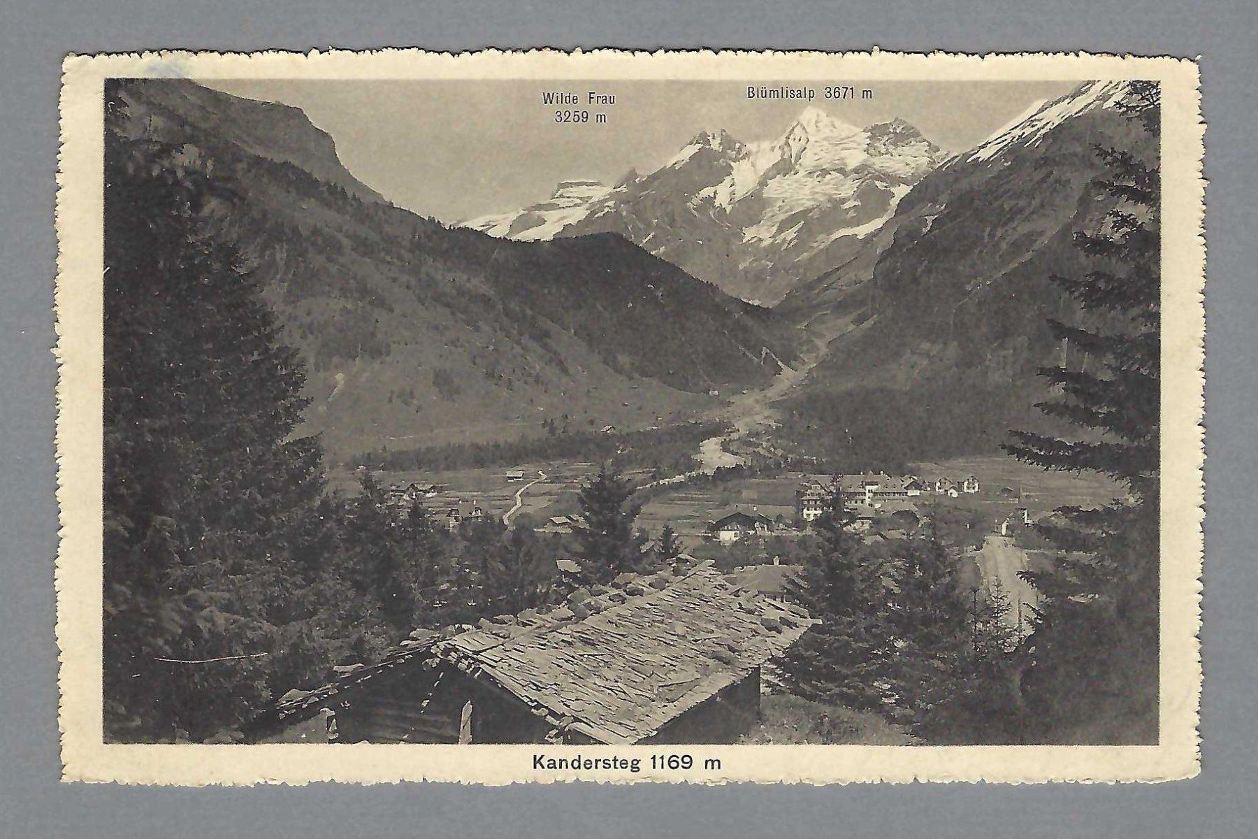 Cartoline postali: 1915, KANDERSTEG – Usato da Pura venduto da ulisse1957
