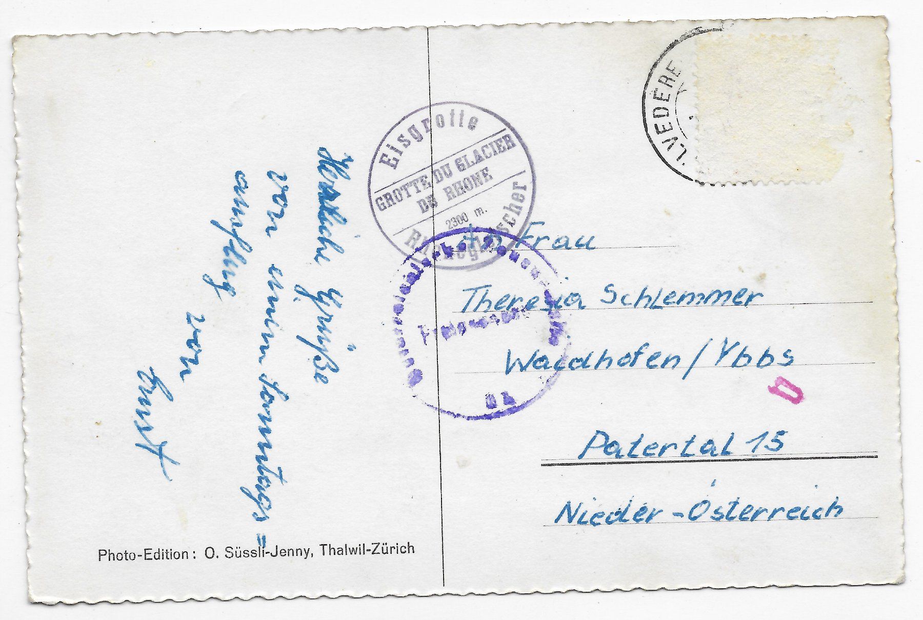 Cartes postales: Furka Passhöhe – D'occasion à Hefenhofen par Richsalz 1