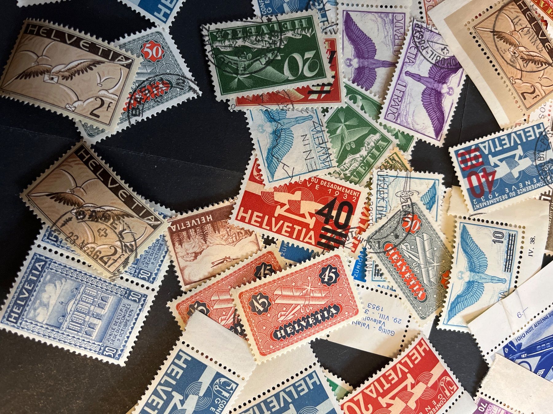 Tutti i francobolli: Grosse Flugpost Sammlung Schweiz ab Fr. 1.- – Usato da Dagmersellen venduto da wyss1982 3