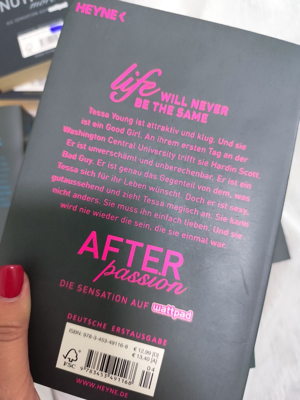 Libri: Anna Todd Series Deutsch German – Usato da Mägenwil venduto da VintageGirly 7