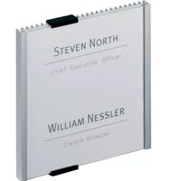 Türschild mit Aluminiumrahmen Durable BxH BxH 297x210 mm