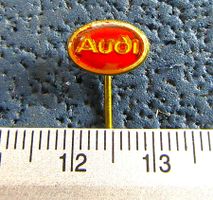 AUDI AUTO LOGO KLEIN-FEIN ANSTECKNADEL VINTAGE OLDI ALT