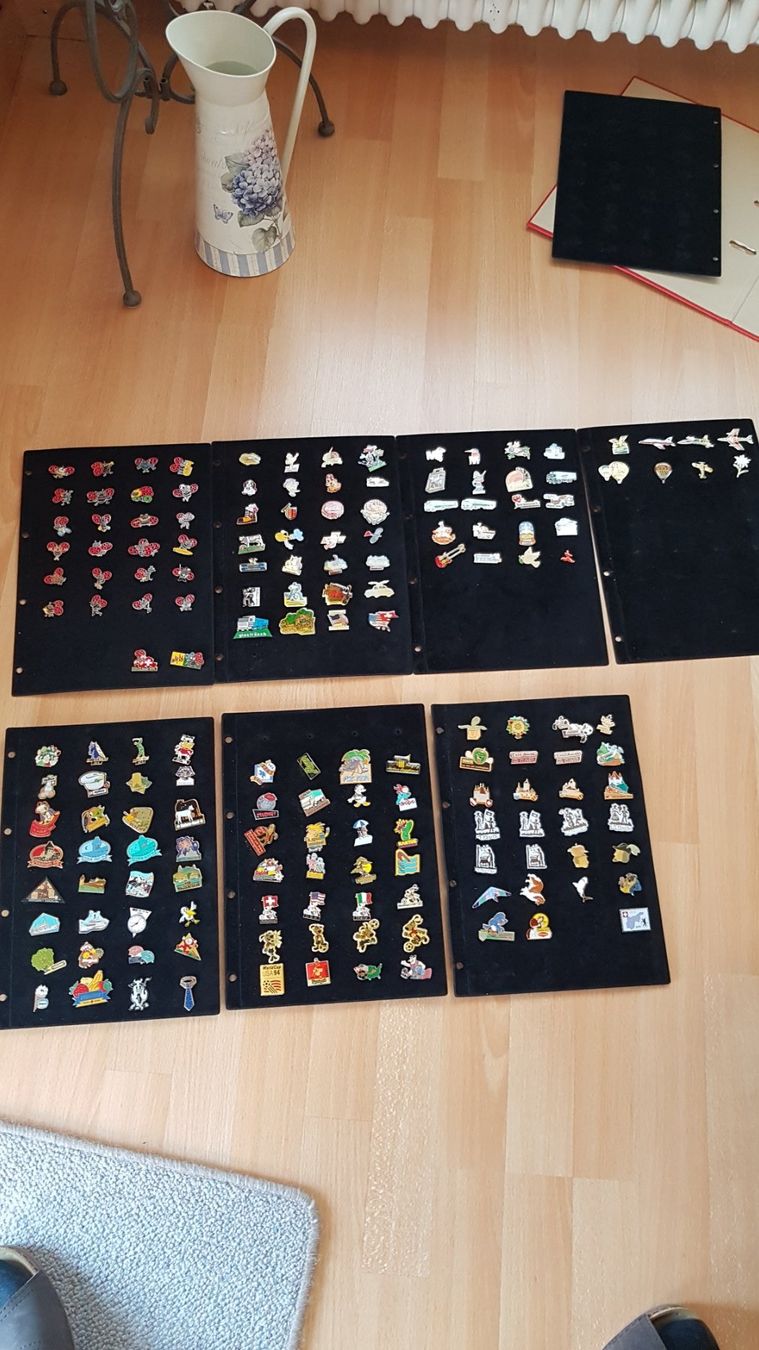 Placchette & Badge: Pin Sammlung, 169 Stk. mit Ordner – Nuovo (secondo la descrizione) da Niedergösgen venduto da Johny10