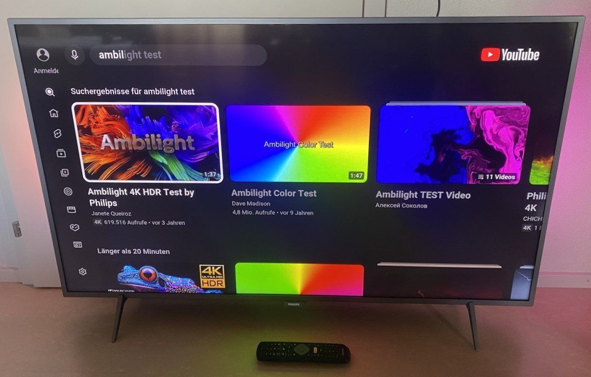 Philips Fernseher: Philips 49" Ultraflacher 4K Android Smart-TV mit Ambilight – Gebraucht aus Madiswil von Dmitryc 2