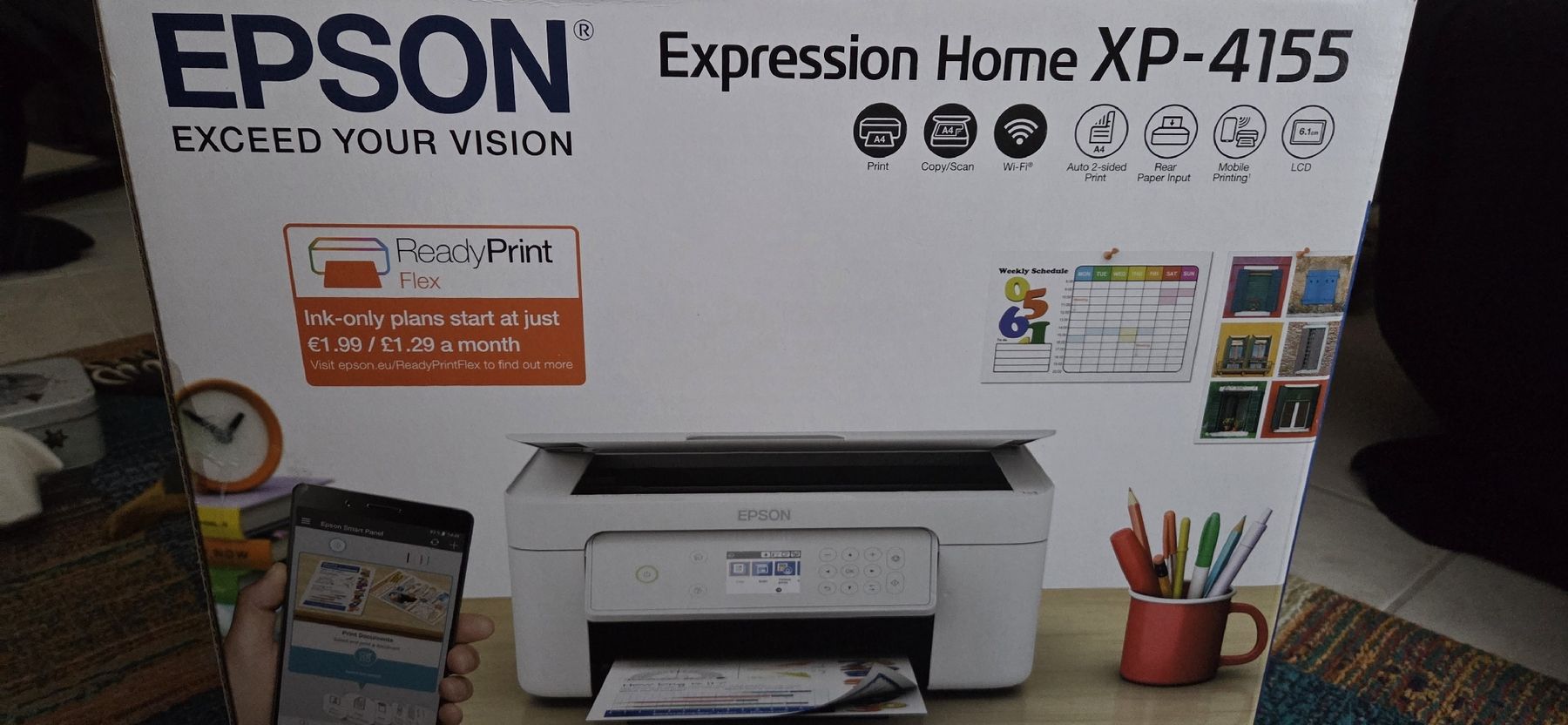 Epson Stampanti: Epson Expression Home XP-4155 Drucker, Top Zustand! – Nuovo e nell'imballaggio originale da Metzerlen venduto da kwg_mh6g