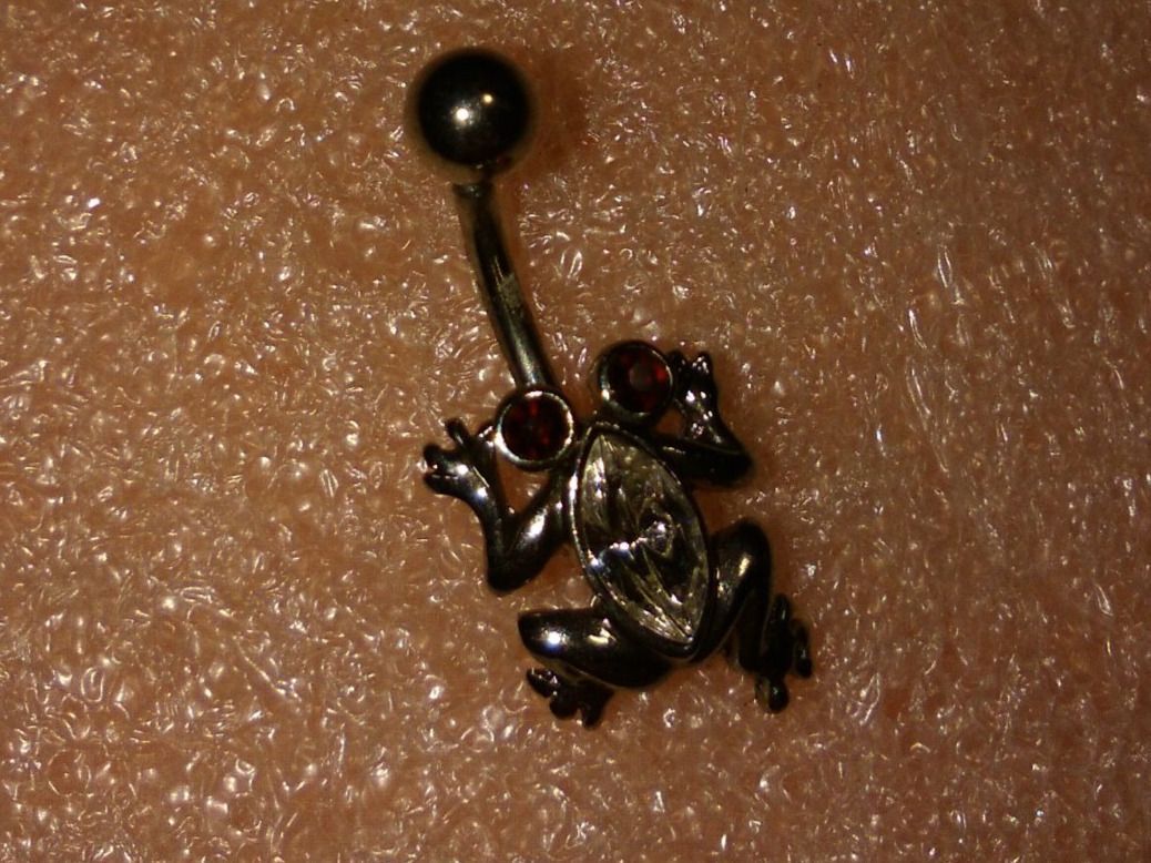 Gioielli per piercing: BAUCHNABELPIERCING,,EINE FRÖSCHE – Nuovo (secondo la descrizione) da Basel venduto da bijoutrie_4 4
