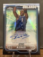 2024-25 Topps Chrome Autographs Tracy McGrady Black /10