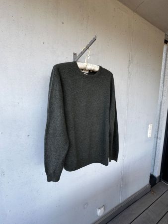 Pullover Warren & Parker Kaschmir tannengrün Grösse M