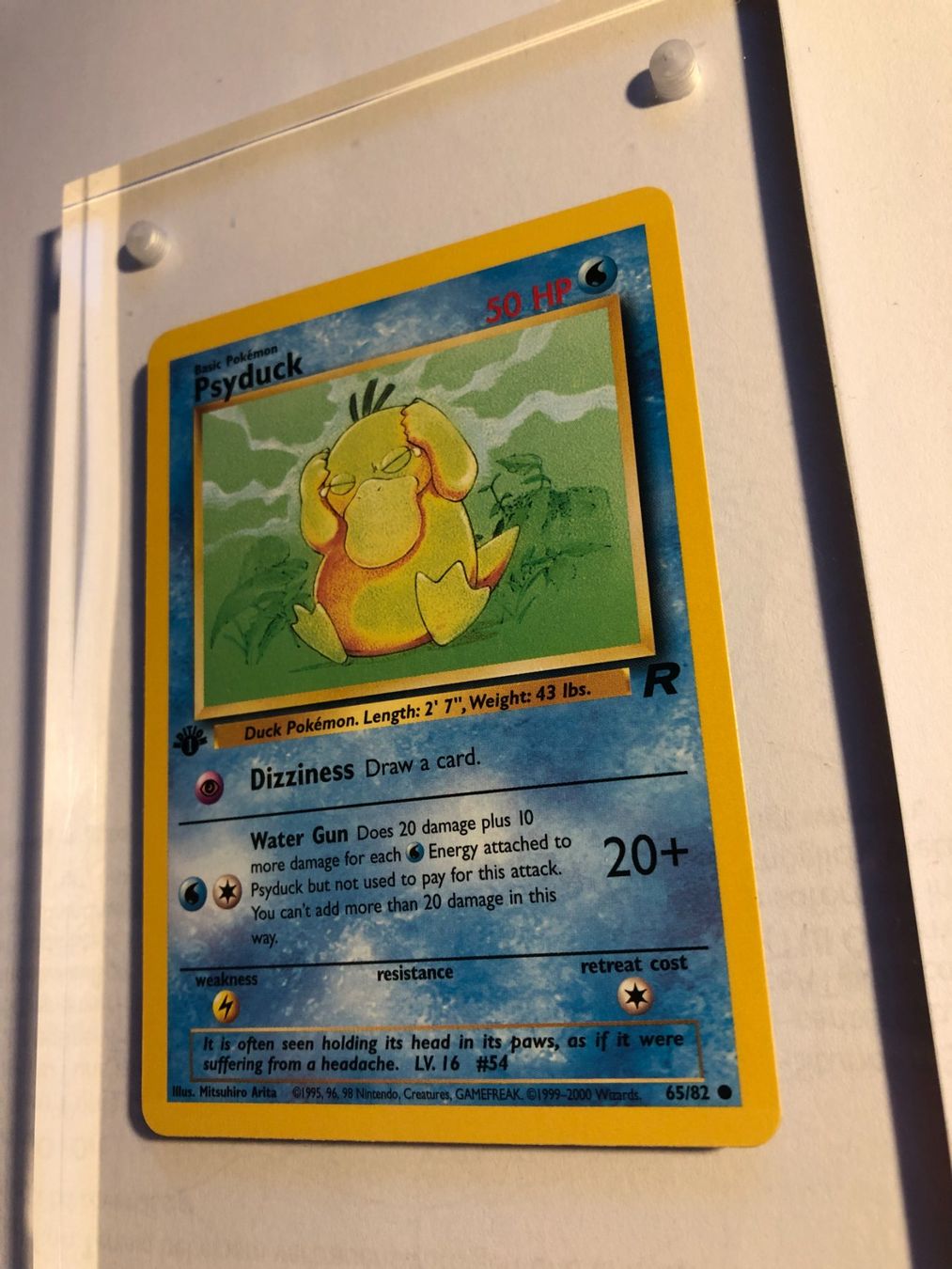Carte collezionabili: Psyduck 1st Team Rocket - MINT - ab 1.- – Usato da Giubiasco venduto da dan_pr8b 2