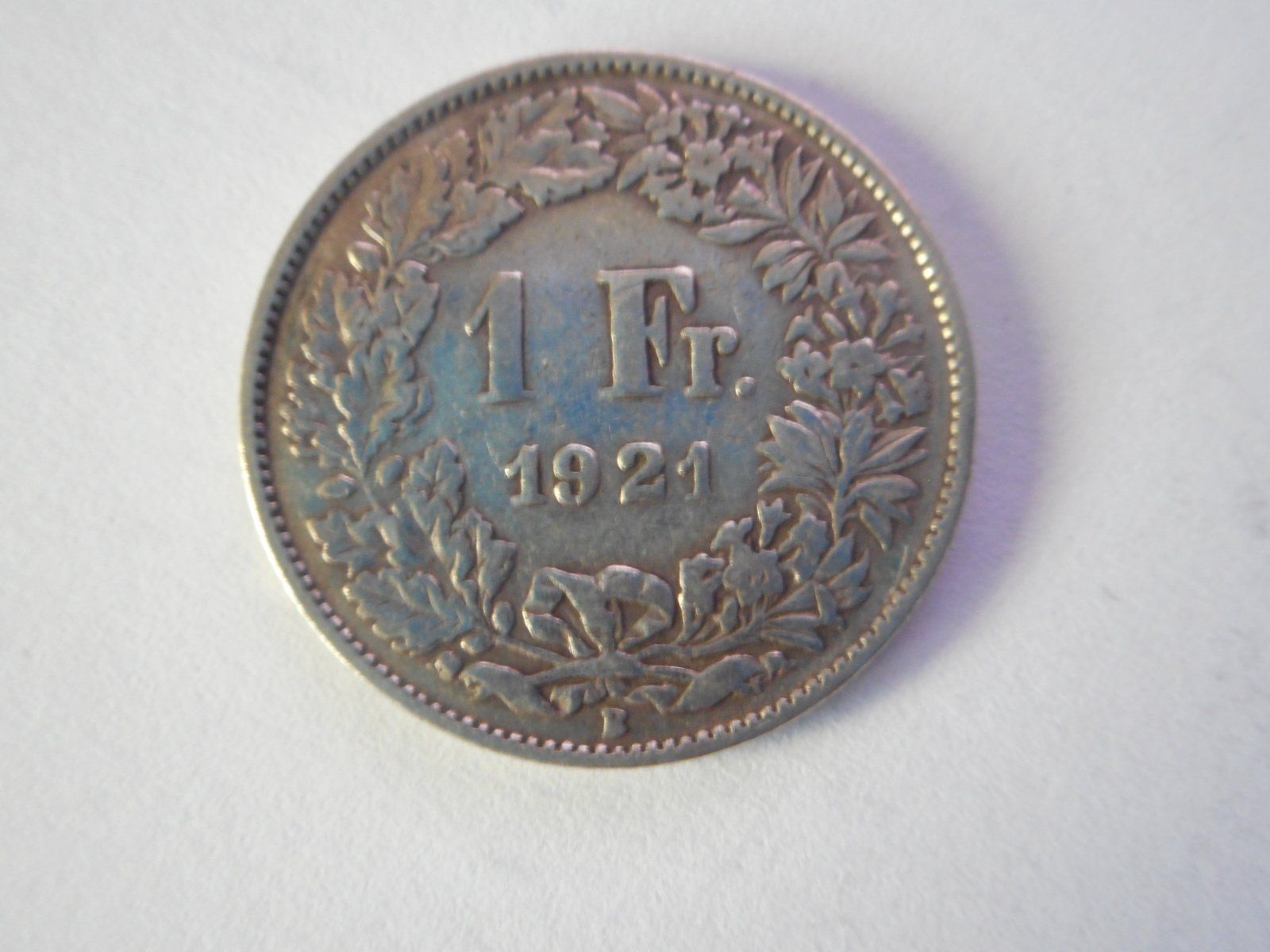 Alle Münzen: 1 Fr. 1921 silber – Gebraucht aus Kriegstetten von pizlad2010