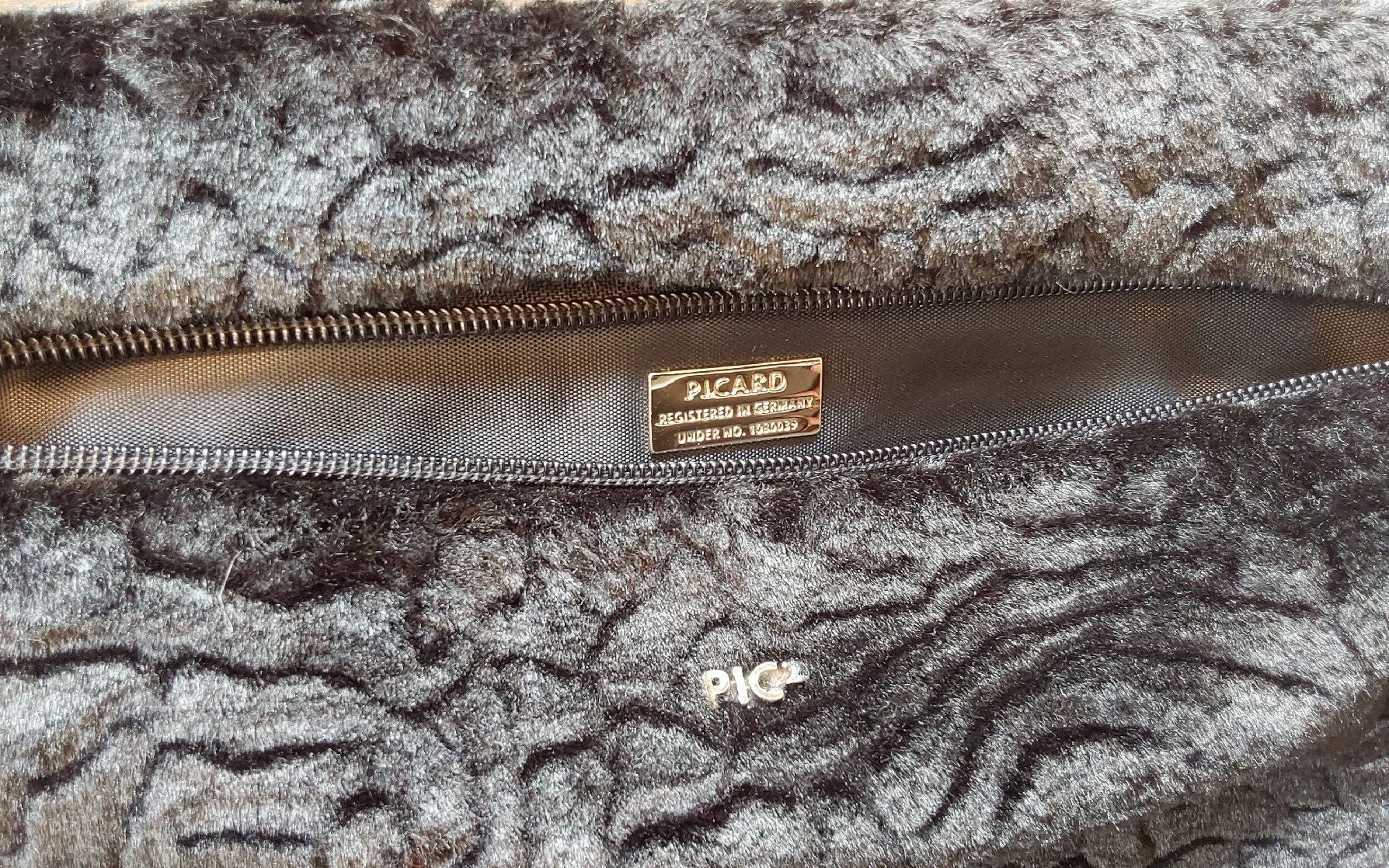 Picard Borse da donna: Handtasche Plüsch schwarz Picard – Nuovo (secondo la descrizione) da Köniz venduto da scopello12 2